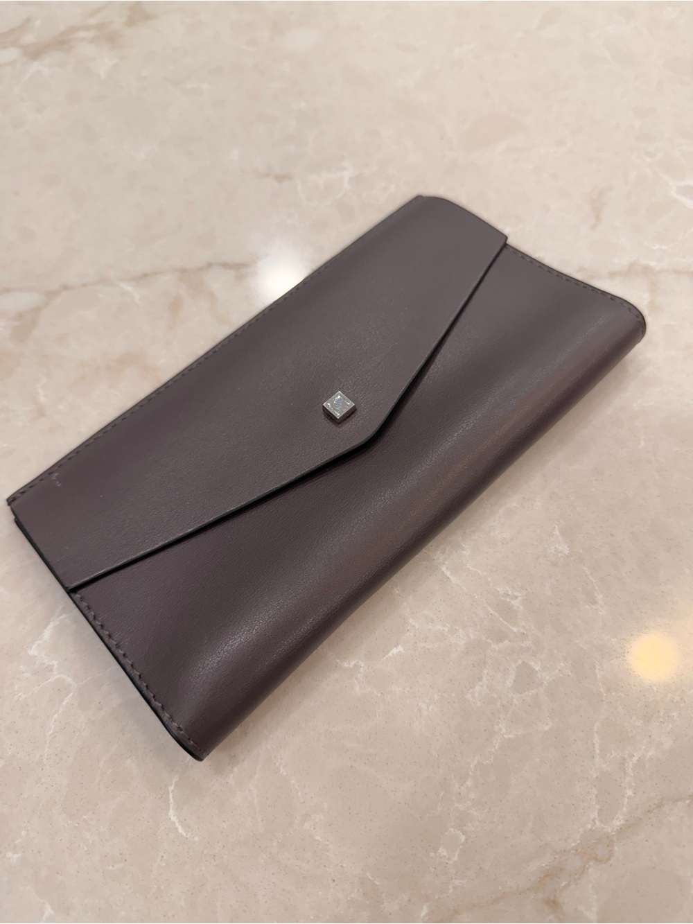 NWOT Women’s LODIS Leather Wallet in Dark Brown